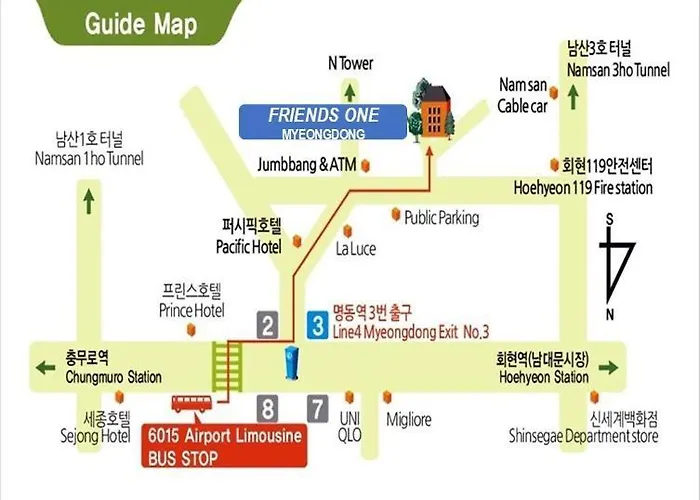 Friends One Myeongdong 3* 首爾
